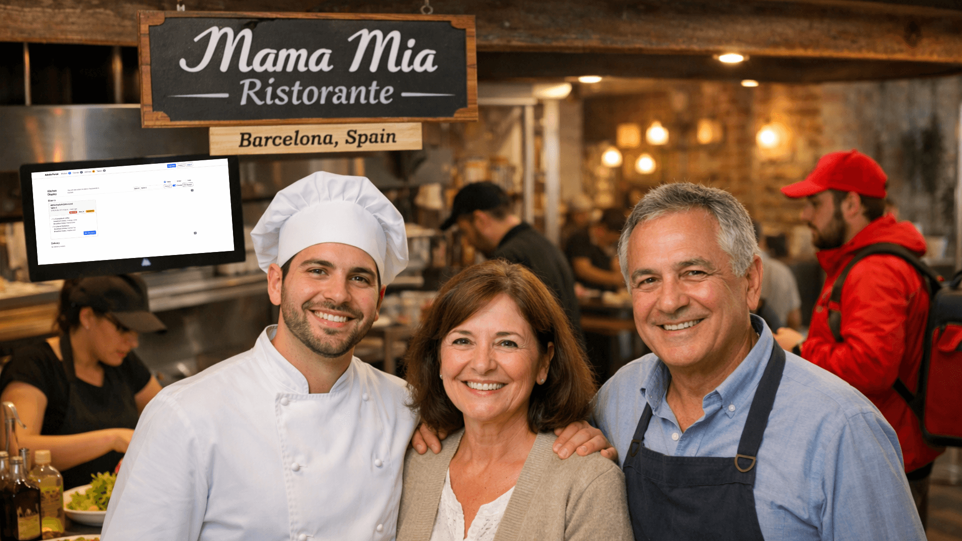 Mama Mia Ristorante in Barcelona using OrderCraft